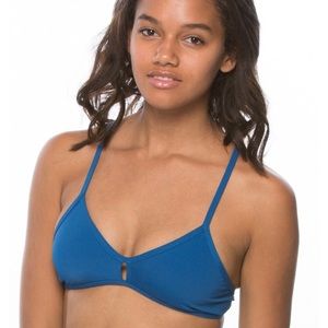 Blue jolyn tieback top